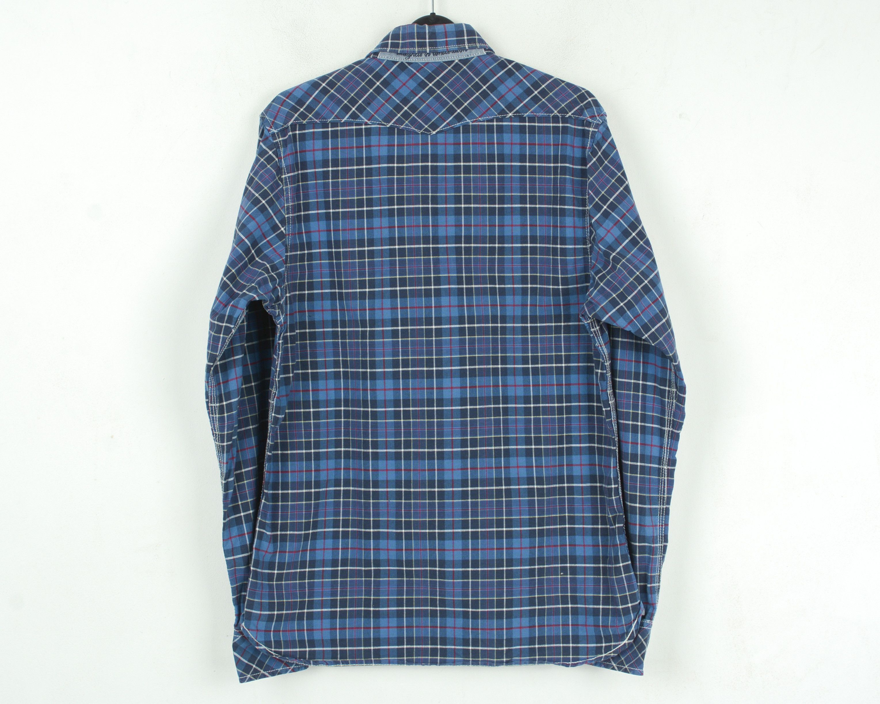 Scotch & Soda Casual Shirt Long Sleeve Check Cotton Snap Button Up Top Size US M / EU 48-50 / 2 - 5 Thumbnail