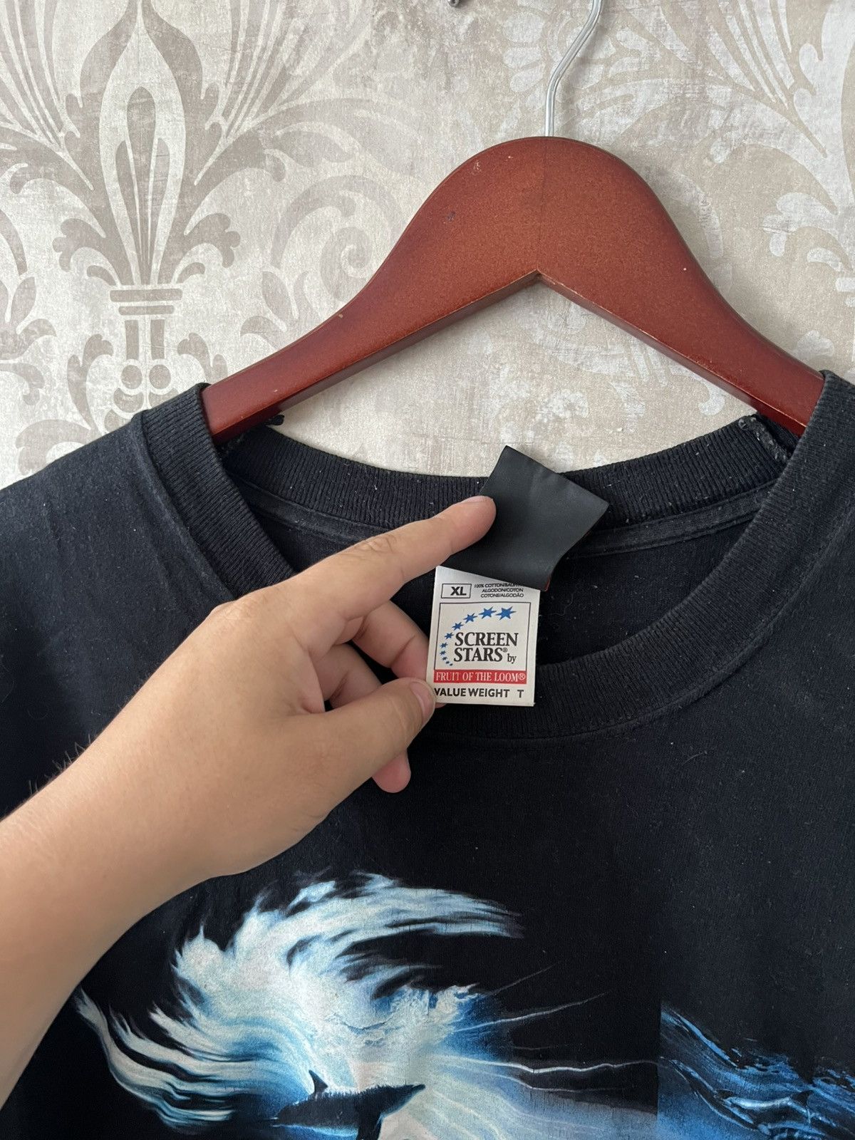 Vintage Vintage 2000s Dream Colours Dolphin Ocean Graphic T-Shirt XL Size US XL / EU 56 / 4 - 4 Thumbnail