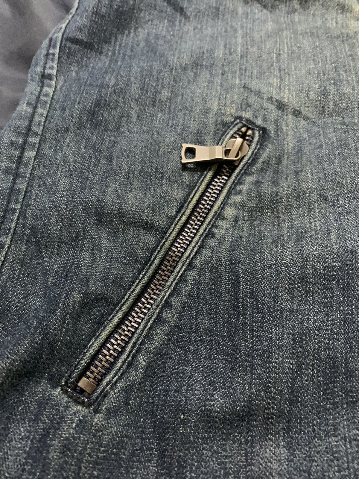Designer × In The Attic × Le Grande Bleu (L.G.B.) in the attic military denim bomber jacket punk bikers style Size US L / EU 52-54 / 3 - 11 Thumbnail