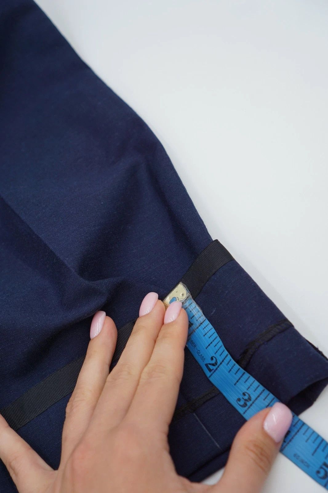 Suitsupply Men Suitsupply Pants Navy Blue Wool & Linen Brescia UK/US40S Size 40S - 6 Thumbnail