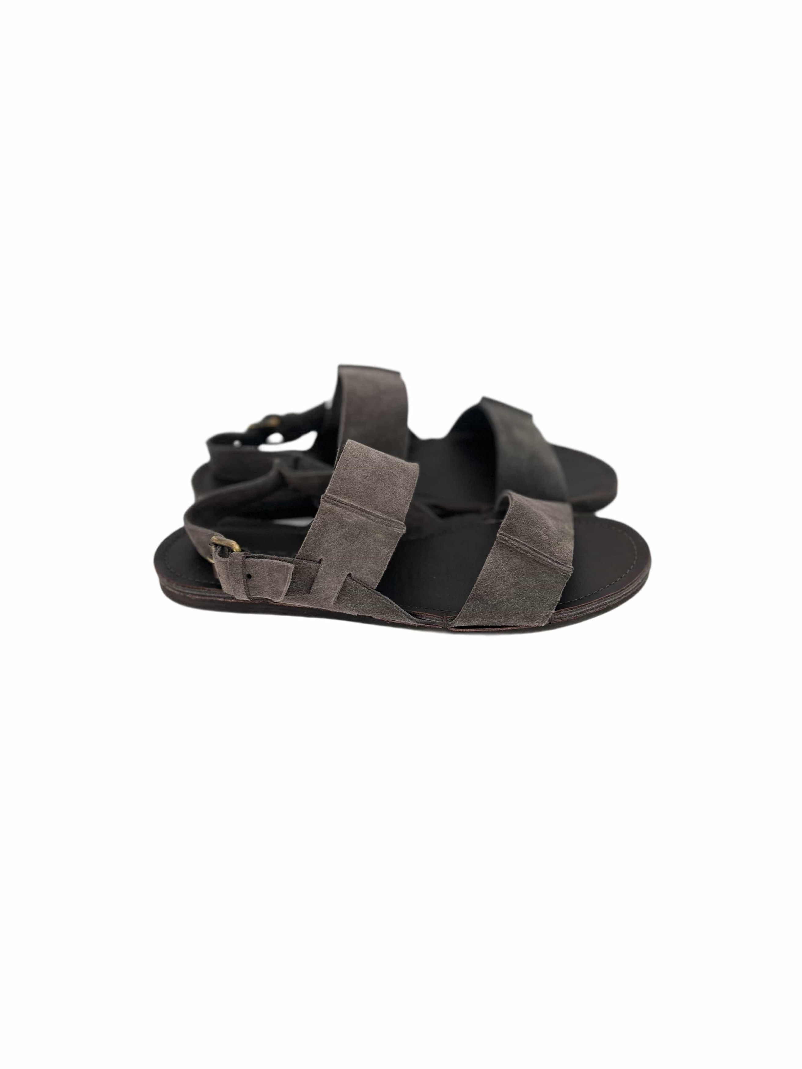 Lanvin Lanvin Grey Suede Roman Sandal Size US 8 / EU 41 - 2 Thumbnail