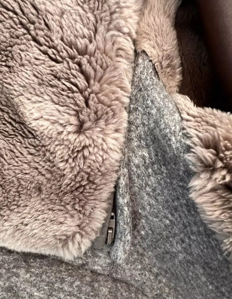 Loro Piana LORO PIANA Sheepskin overcoat Size US XXL / EU 58 / 5 - 4 Thumbnail