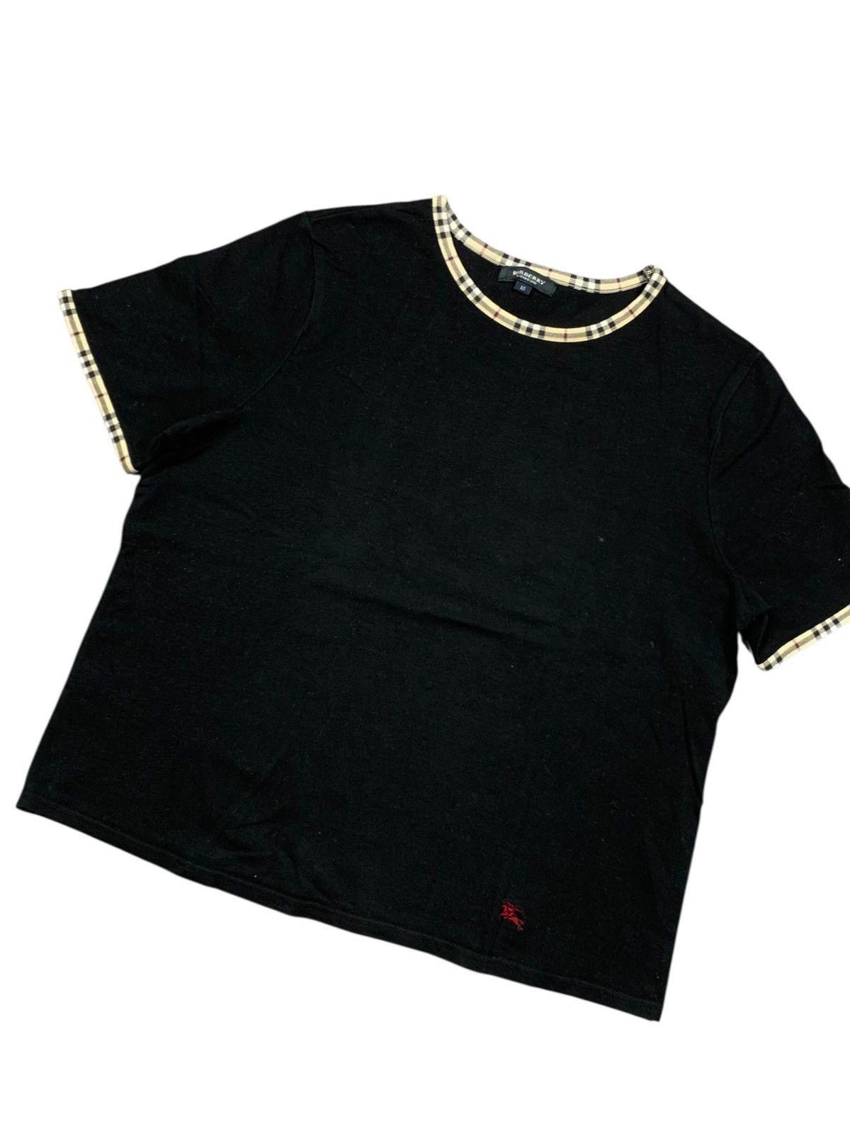 Burberry Y2k Burberry boxy tee novacheck collar Size US S / EU 44-46 / 1 - 2 Thumbnail