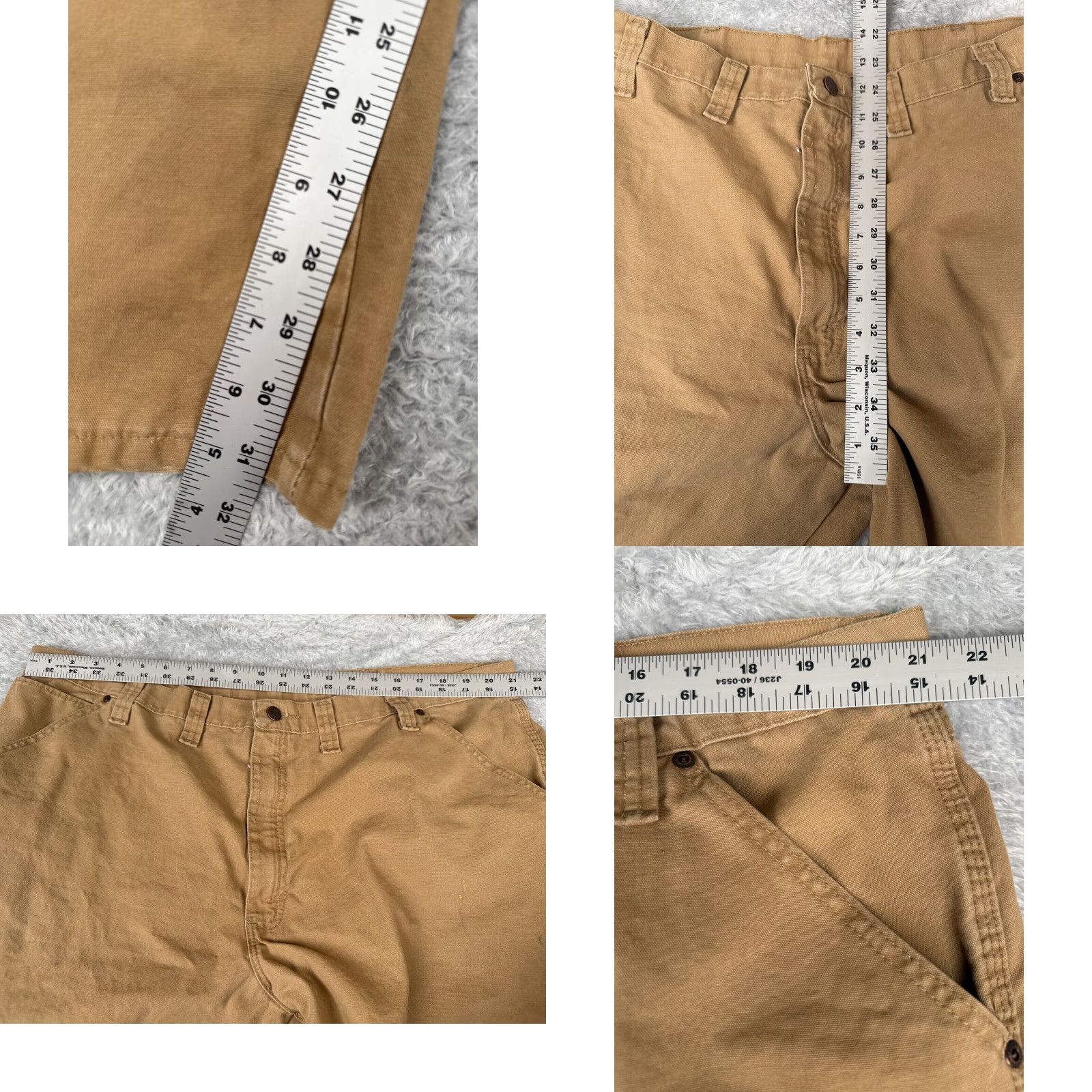 Wrangler Wrangler Jeans Brown Carpenter Fit Mens 44 42x32 Denim Bootcut Size US 44 / EU 60 - 8 Thumbnail