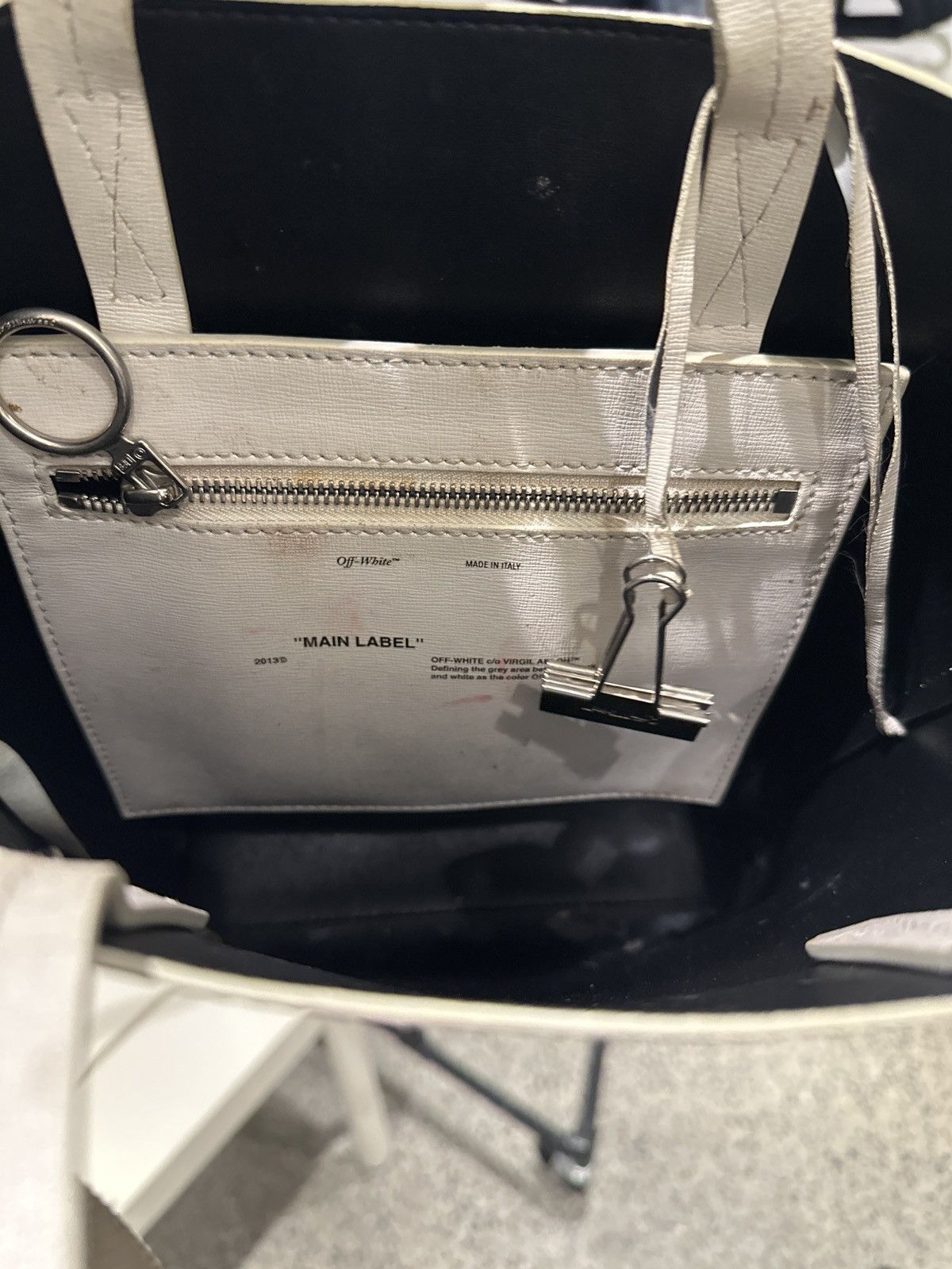 Off-White Off-White diagonal white tote Size ONE SIZE - 4 Thumbnail
