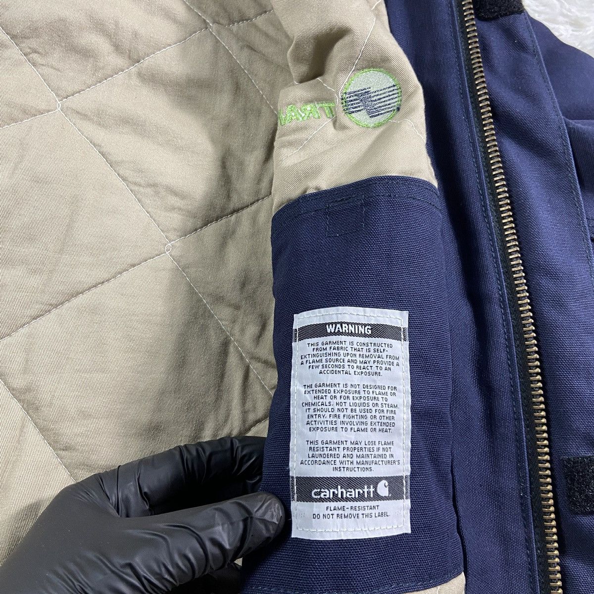 Carhartt Carhartt Flame Resistant Active Jacket Navy in Large Size US L / EU 52-54 / 3 - 5 Thumbnail