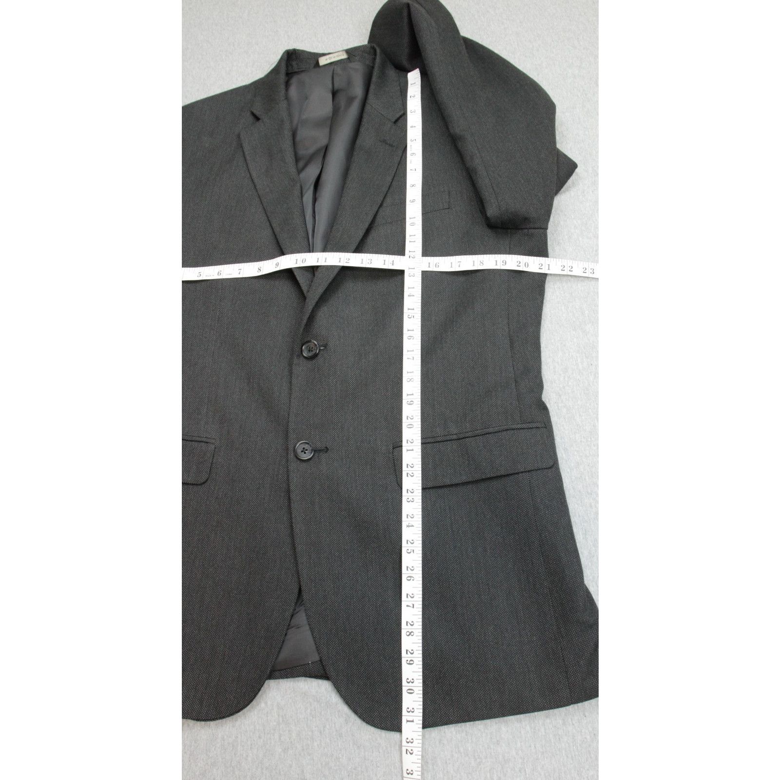 Banana Republic Banana Republic Blazer Mens 42R Gray Tailored Fit 2 Buttons Size 42R - 9 Thumbnail