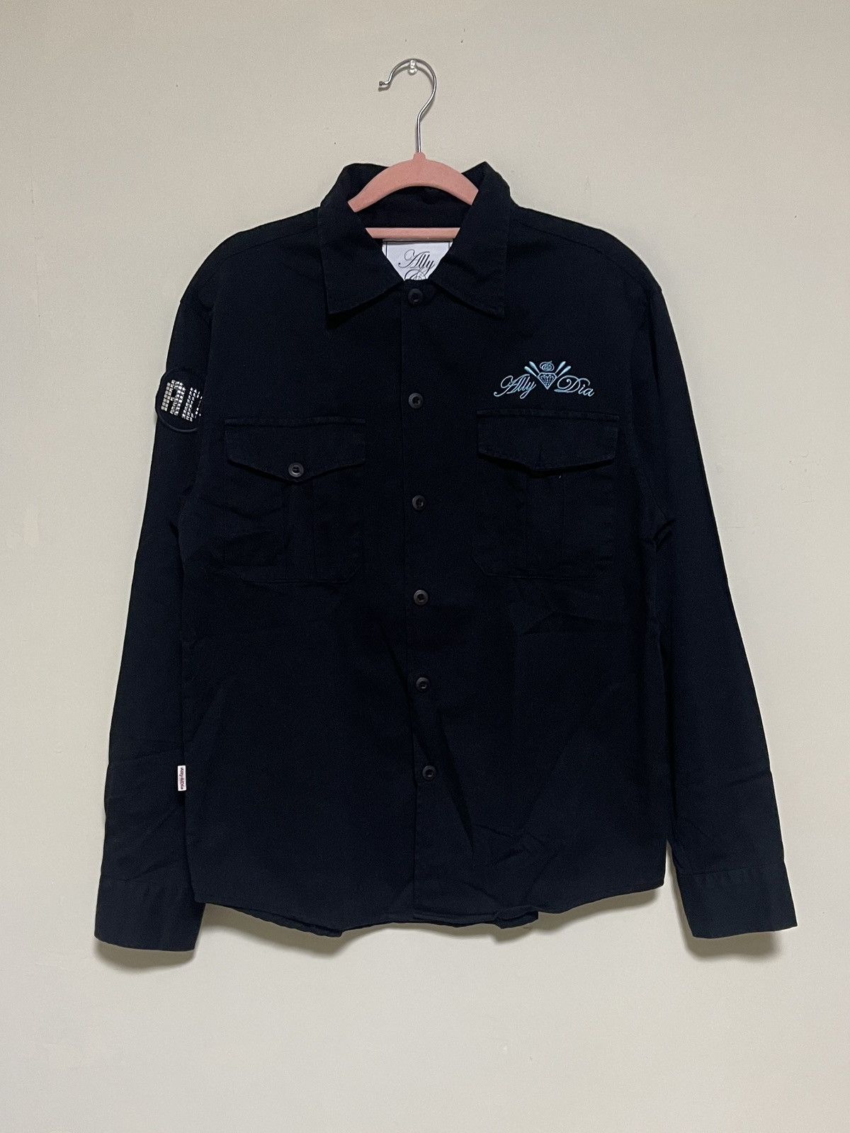 Japanese Brand Ally & Dia long sleeve embroidered shirt Maria Size US M / EU 48-50 / 2 - 2 Thumbnail