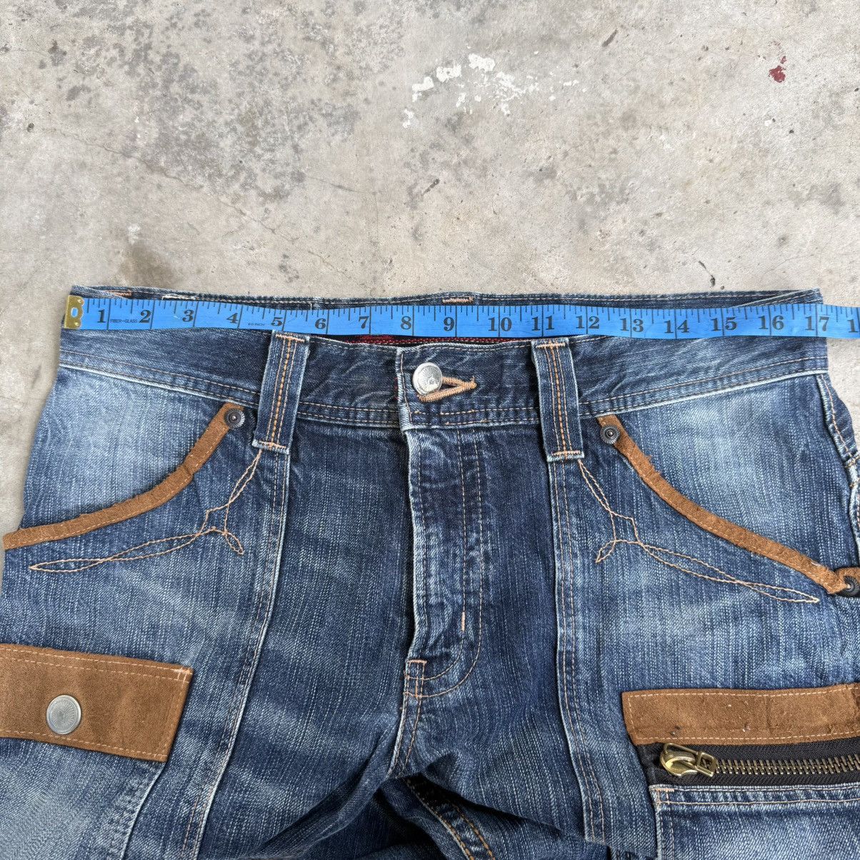 Edwin W34x33.5 Vintage Edwin Bush Pants Faded Ripped Denim Jean Size US 34 / EU 50 - 5 Thumbnail