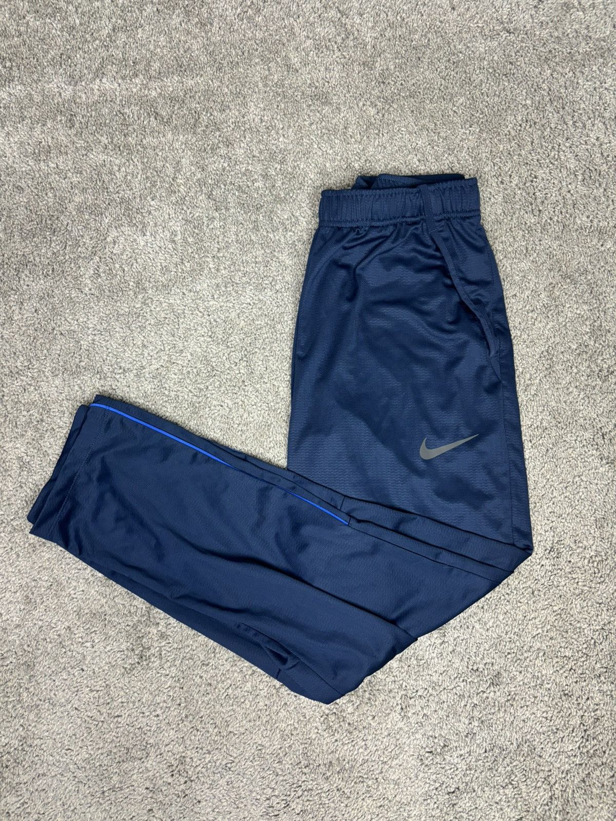 Nike Blue nike running yoga track pants Size US 32 / EU 48 - 1 Thumbnail