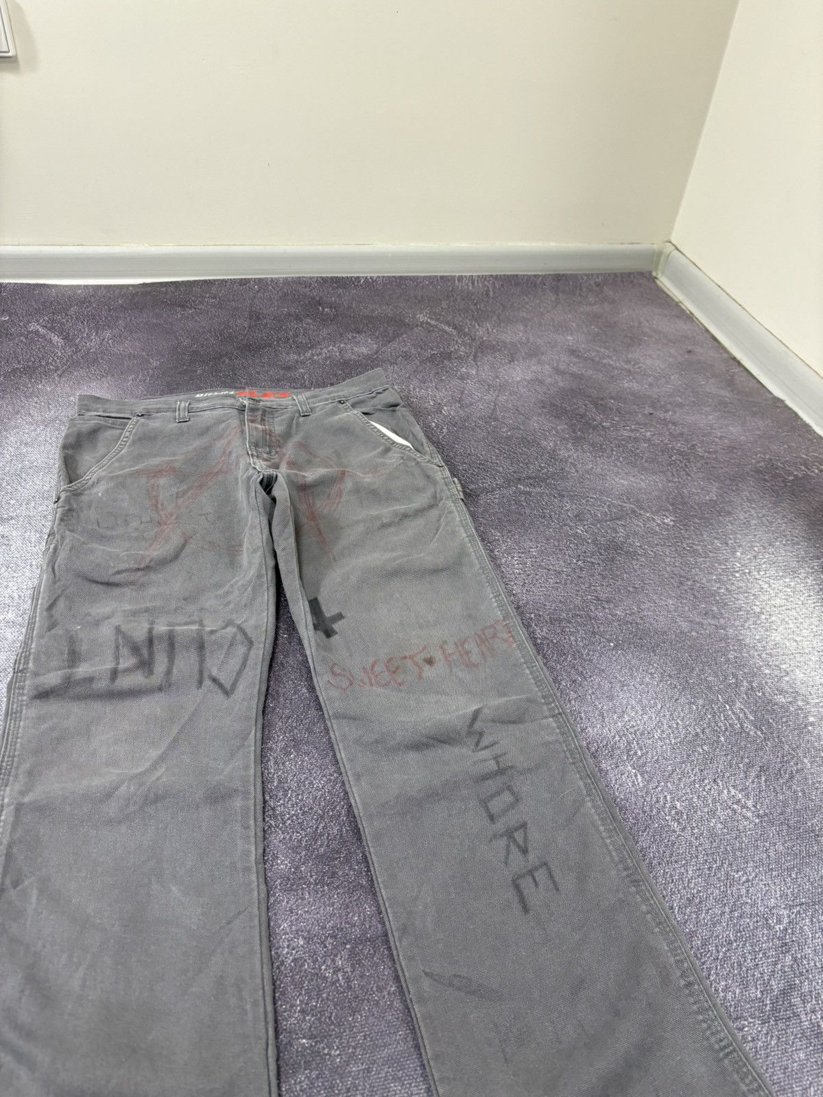 Dickies Vintage Dickies Custom Anarchy Cult Hype Pants Size US 30 / EU 46 - 9 Thumbnail