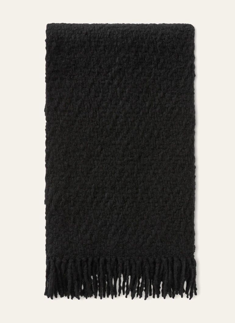 Loro Piana o1srvl11e0325 FAN3025 Size: OS / Sciarpa Scarf in Black Size ONE SIZE - 1 Preview