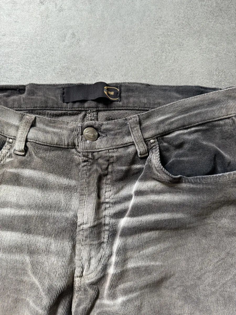 Just Cavalli × Vintage SS2004 Cavalli Velvet Grey Pants Size US 30 / EU 46 - 7 Thumbnail
