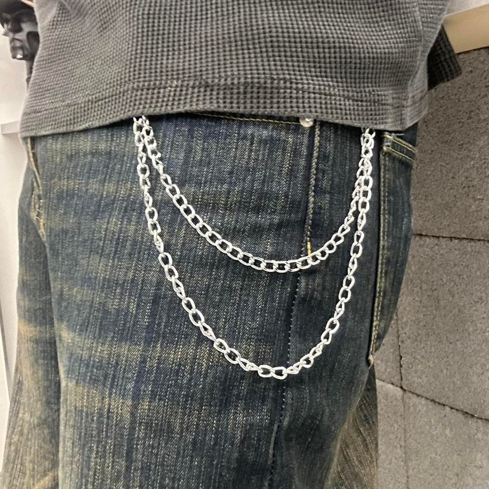 Other Y2k style silver metal grunge MENS2 Size ONE SIZE - 1 Thumbnail