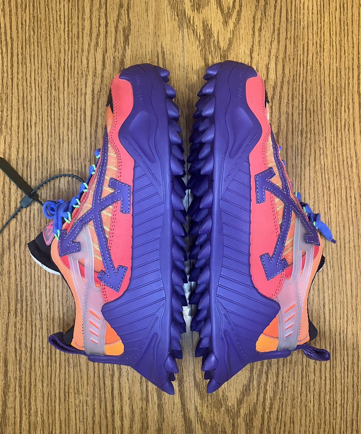 Off-White Off-White ODSY-1000 Sneaker (Red/Purple) Size US 8 / EU 41 - 3 Thumbnail