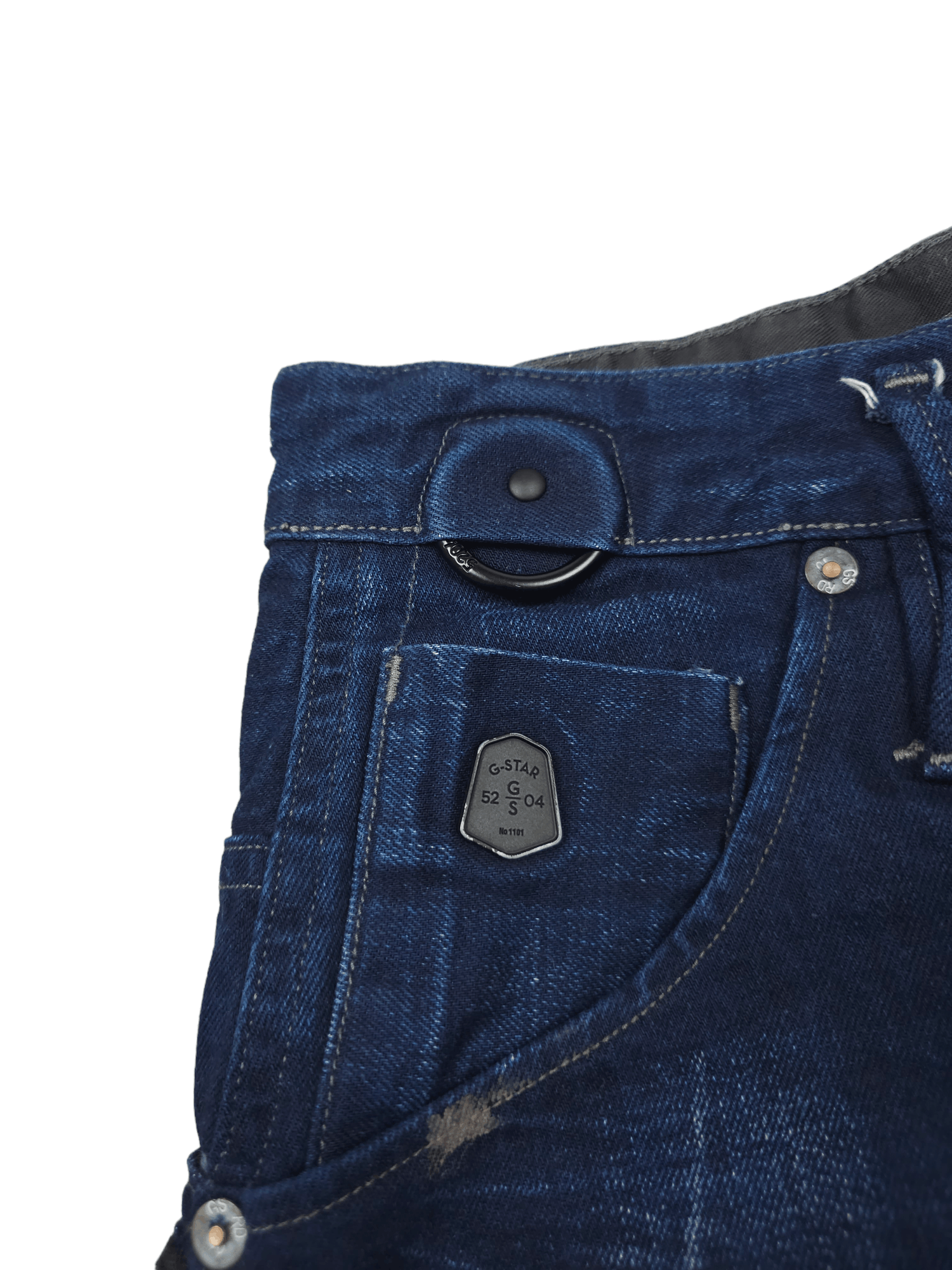 G-Star 💎 G-STAR RAW 30/30 3D Slim Navy Painter Denim Jeans Size US 30 / EU 46 - 3 Thumbnail