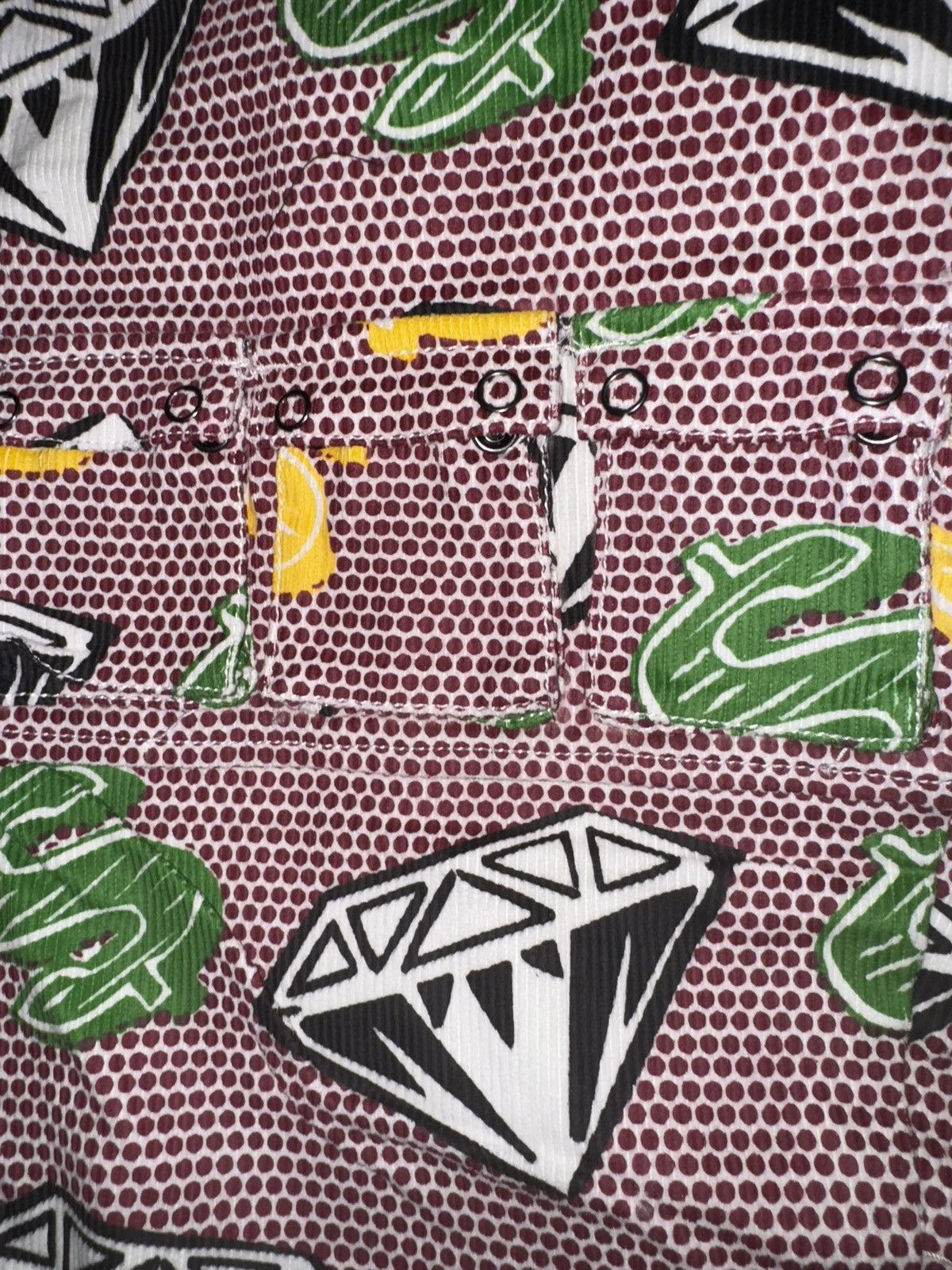 Billionaire Boys Club Billionaire Boys Club Diamond and Dollar Sign Pants BBC Size US 32 / EU 48 - 4 Thumbnail