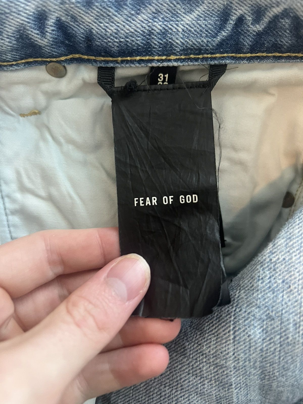 Fear of God Fear Of God Sixth Collection Blue Jeans Size US 31 - 3 Thumbnail