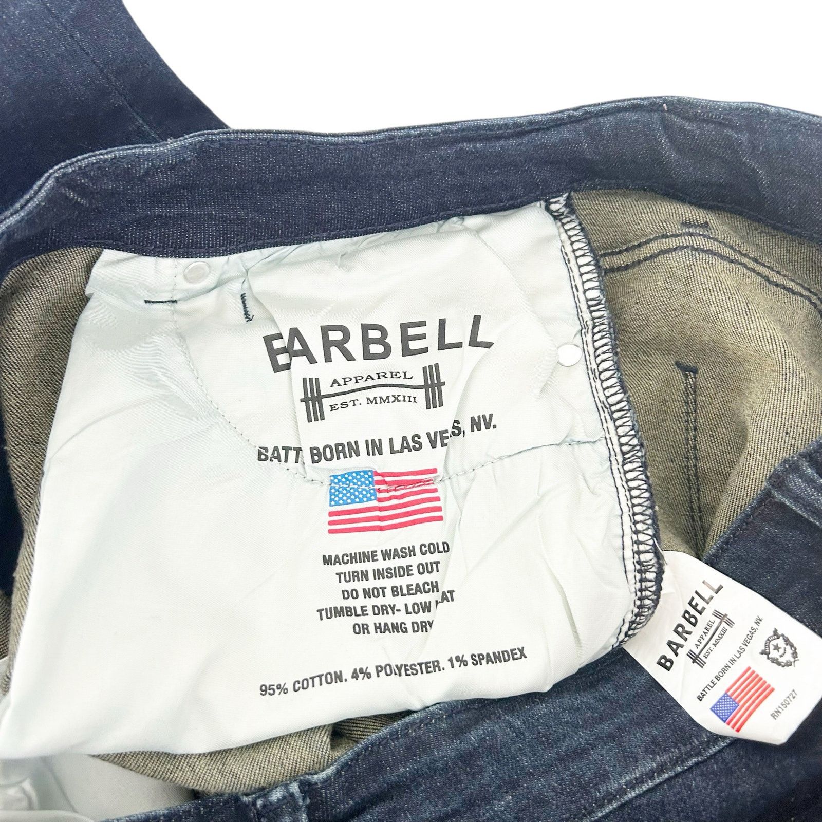 Other Barbell Apparel Distressed Jeans Sz 32x33 Size US 32 / EU 48 - 3 Thumbnail