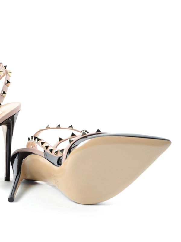 Valentino o1s22i1n0924 Rockstud Slingback Pumps in Black Size US 8 / IT 38 - 5 Thumbnail