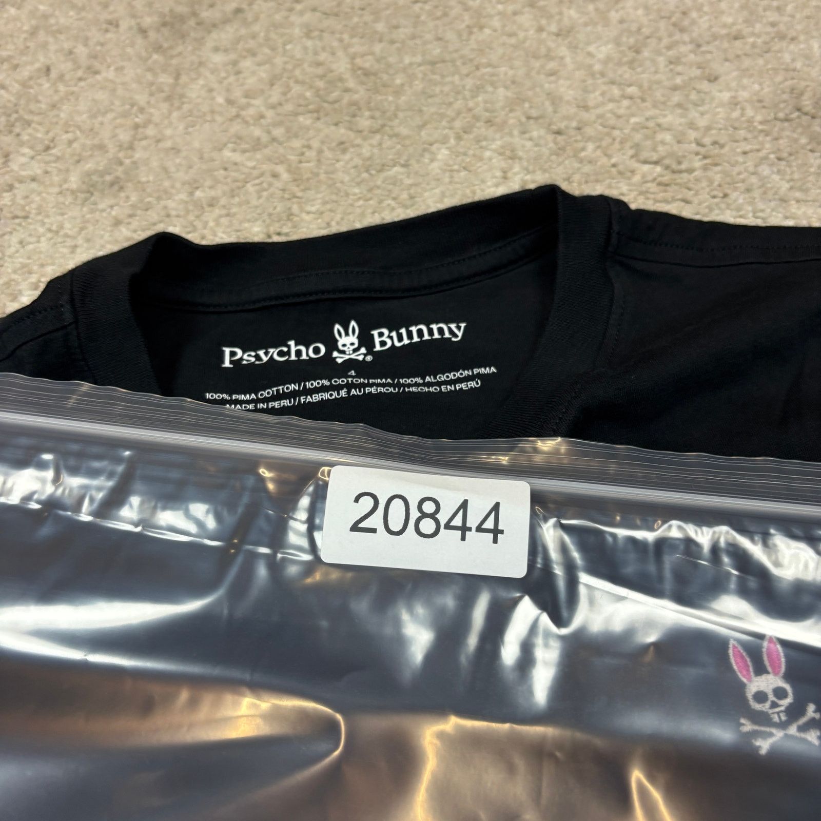 Psycho Bunny Psycho Bunny Classic Crew Pima Cotton T Shirt Men's 4 / S Size US S / EU 44-46 / 1 - 9 Thumbnail