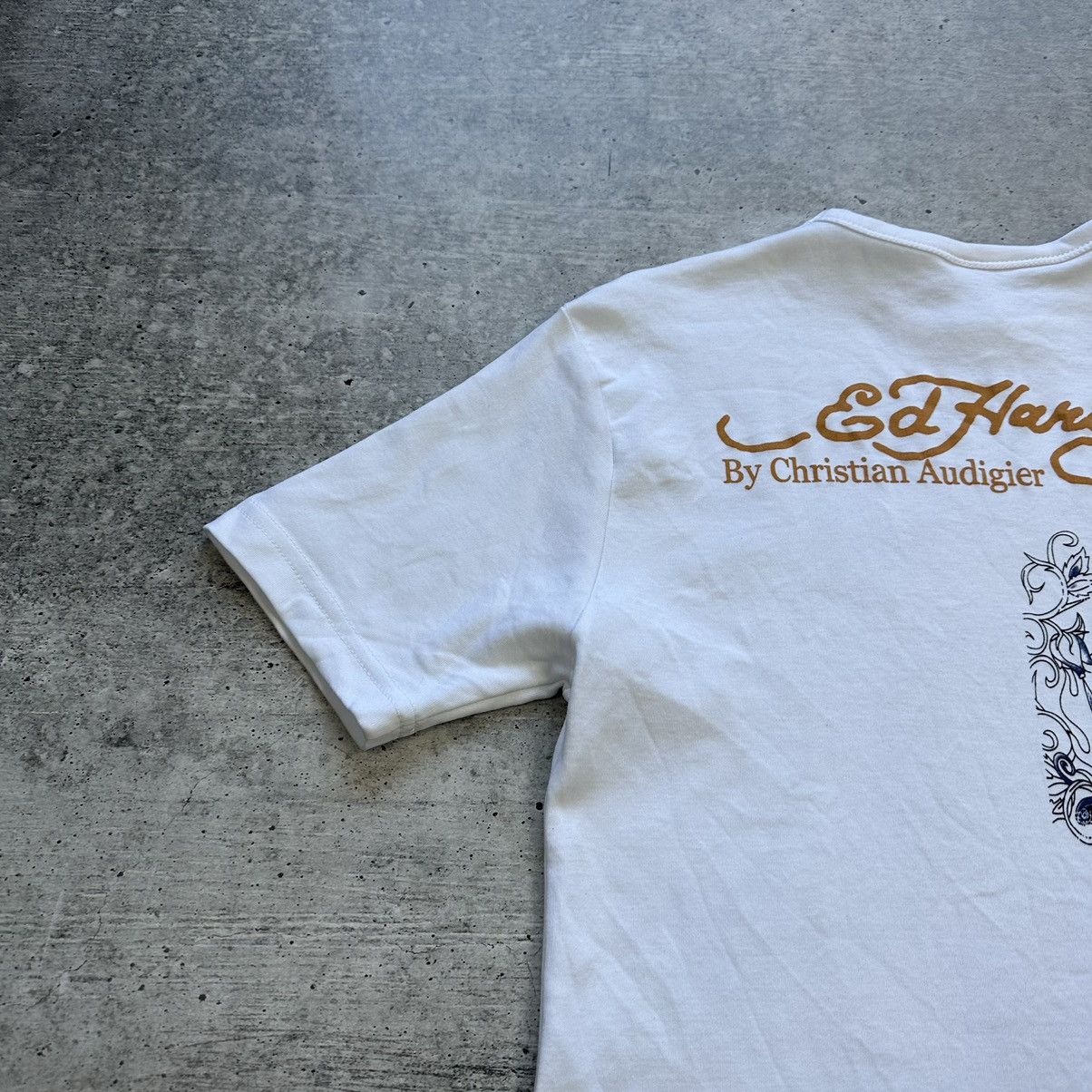 Other Ed Hardy Christian Audigier Y2K T-shirt White Women’s Size M Size M / US 6-8 / IT 42-44 - 13 Thumbnail