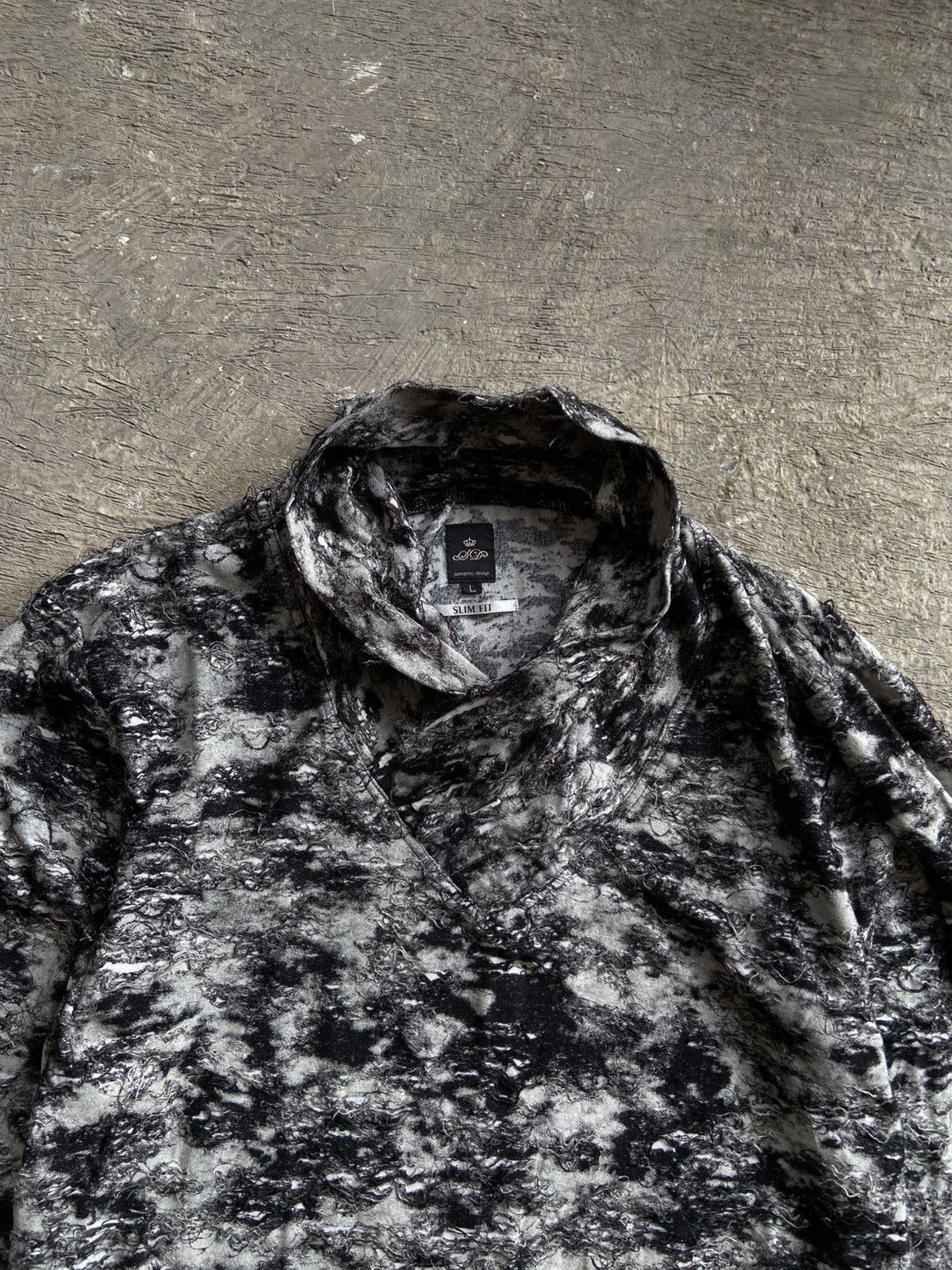 semanticdesign 2000s semanticdesign - Vkei Style Crazy Destressed Knitwear Size L / US 10 / IT 46 - 4 Thumbnail