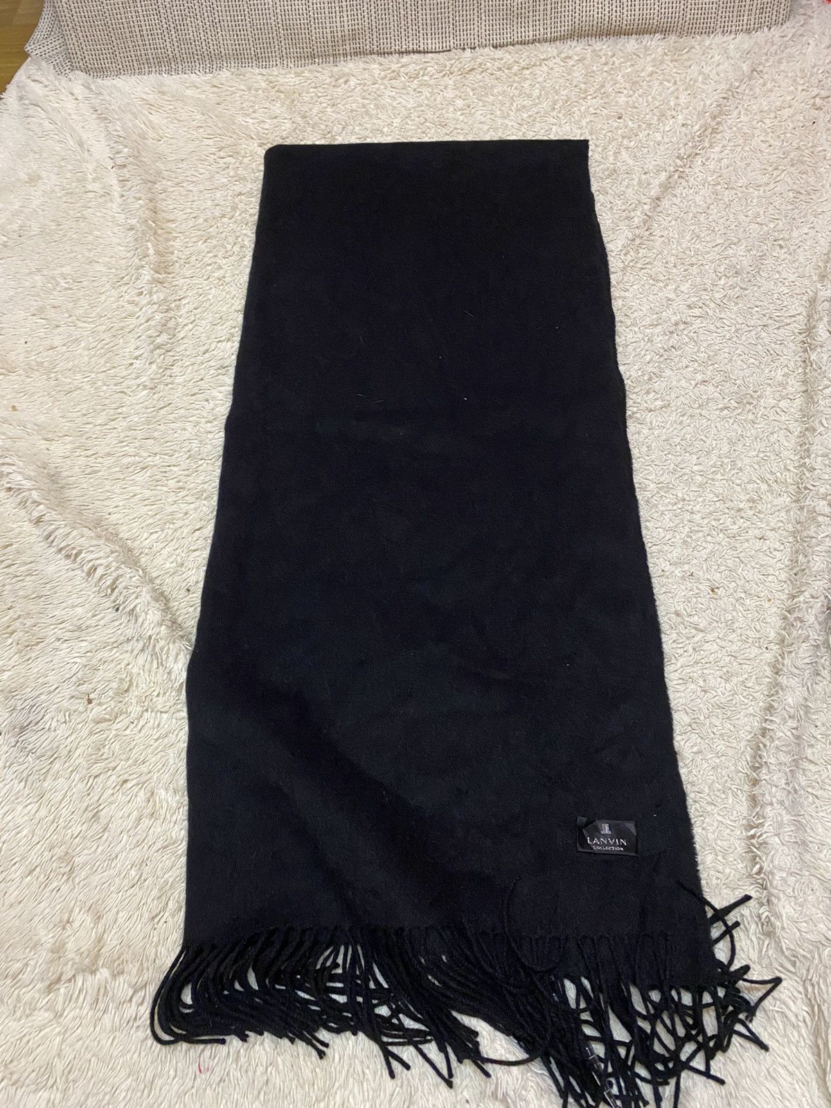 Lanvin × Vintage ‼️VINTAGE LANVIN SCARF/MUFLLER L70xW30 inchies‼️ Size ONE SIZE - 2 Thumbnail