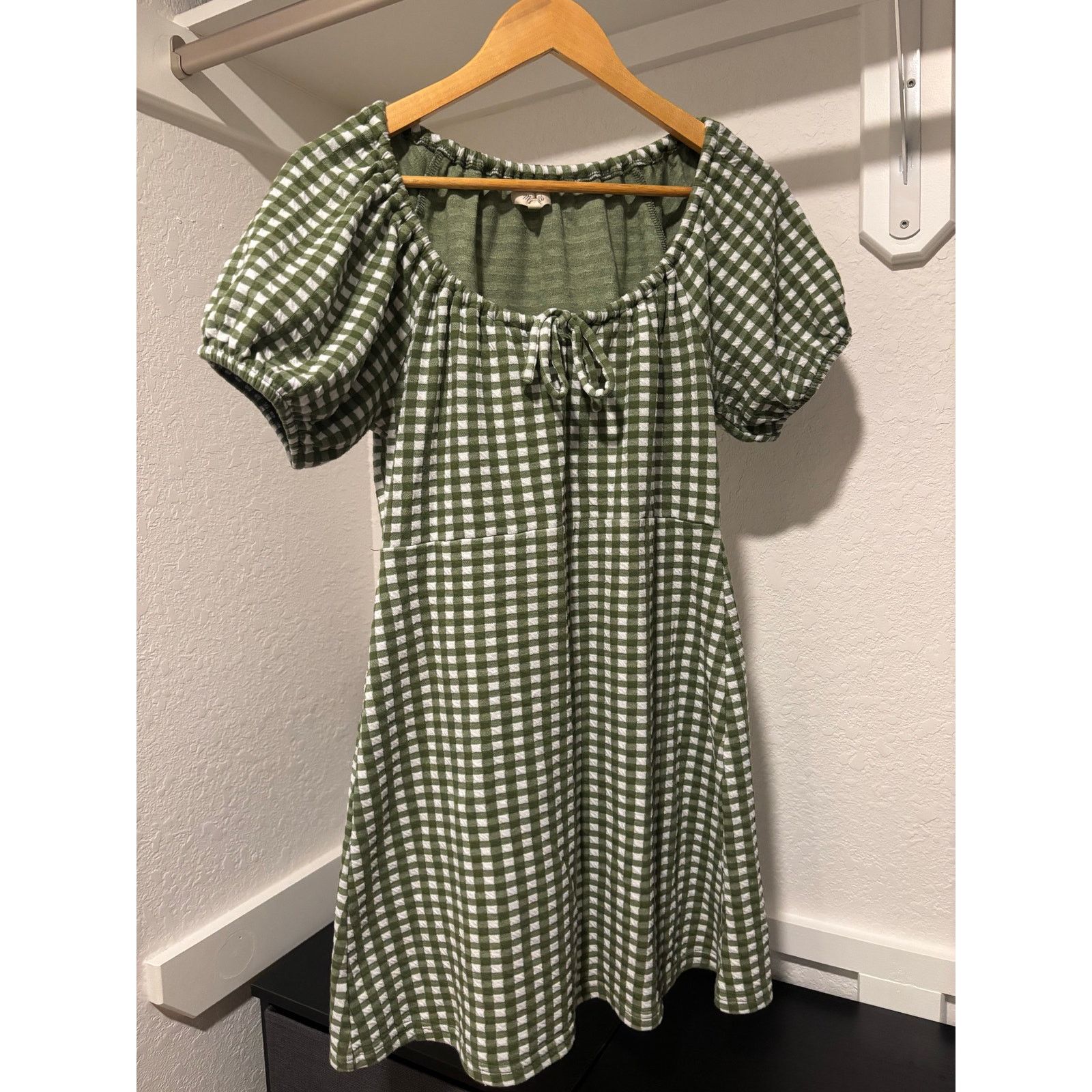 Madewell Madewell Jacquard Mini Dress in Gingham Check Sz M Size M / US 6-8 / IT 42-44 - 6 Thumbnail