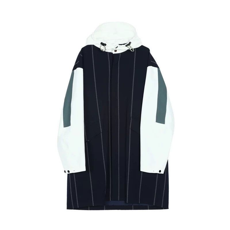 Other Colorblock Hooded Coat – Navy / White / Gray – Size L Size US L / EU 52-54 / 3 - 1 Thumbnail