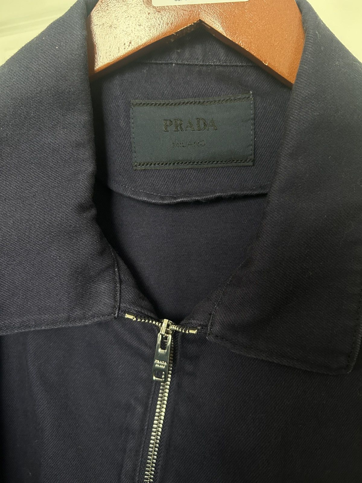 Prada Prada denim zipper blouson jacket blue Size US XXL / EU 58 / 5 - 6 Thumbnail
