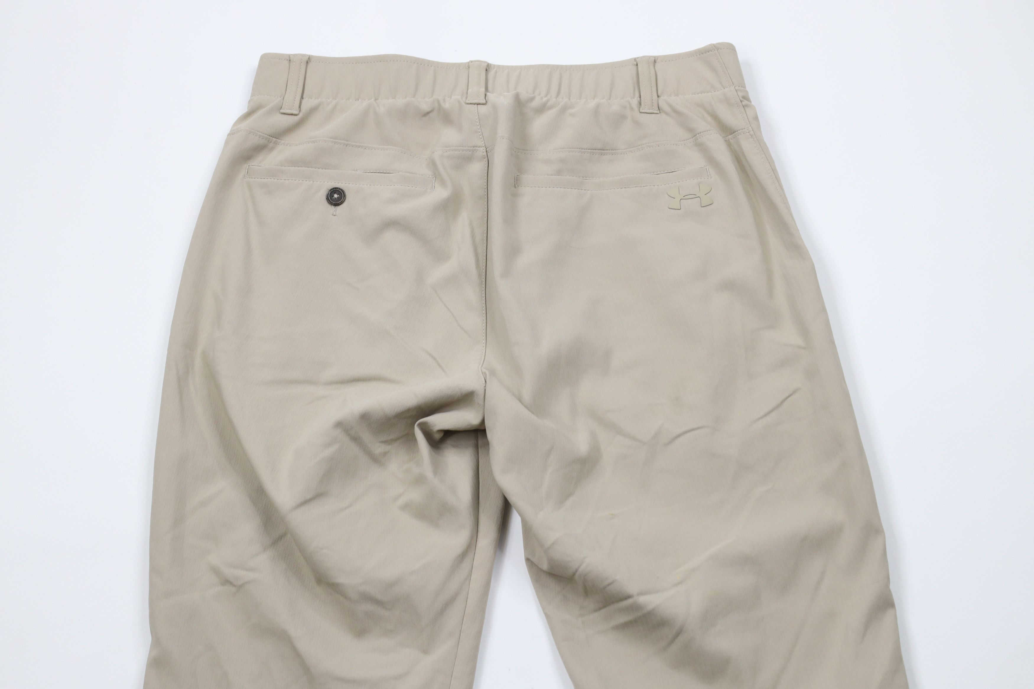 Under Armour × Vintage Under Armour Herringbone UA Showdown Golf Pants Beige Size US 32 / EU 48 - 9 Thumbnail
