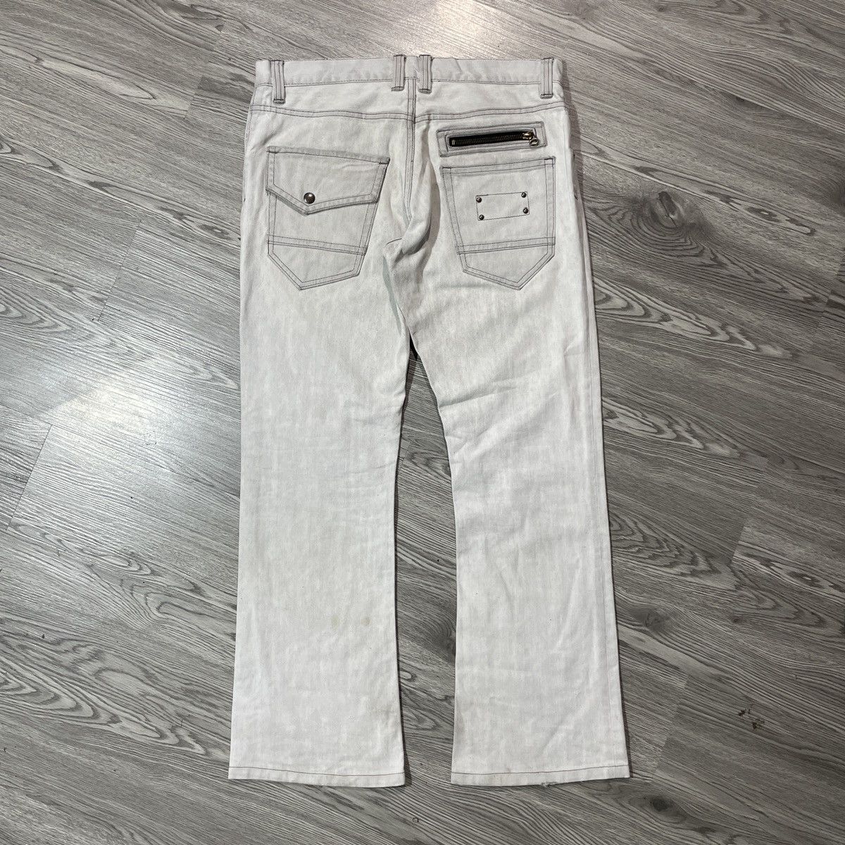 Issey Miyake × Japanese Brand × Tete Homme Tete homme denim pants Size US 34 / EU 50 - 1 Thumbnail