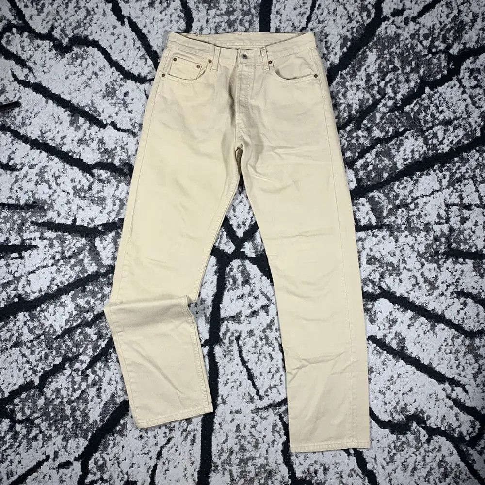 Levi's × Vintage Vintage Levis 507 02 W32 L34 Beige Pants Jeans Straight Size US 32 / EU 48 - 1 Thumbnail