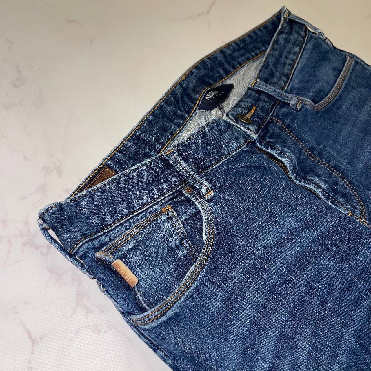 Giorgio Armani Vintage Armani Jeans Metal Logo Denim Pants Size 31 Size US 31 - 11 Thumbnail