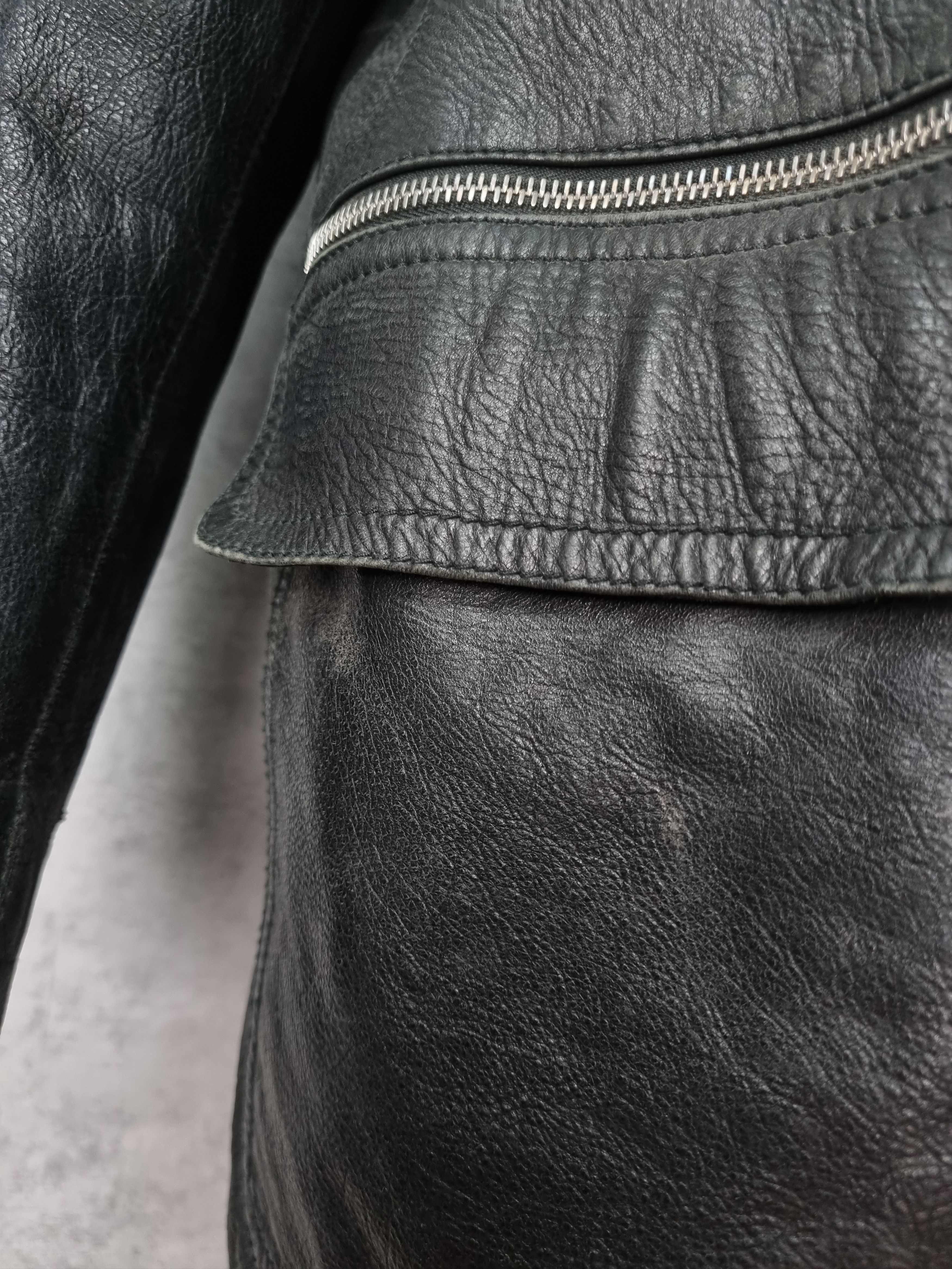 Prada × Vintage Prada Milano Leather Jacket made in Italy Size US L / EU 52-54 / 3 - 19 Thumbnail