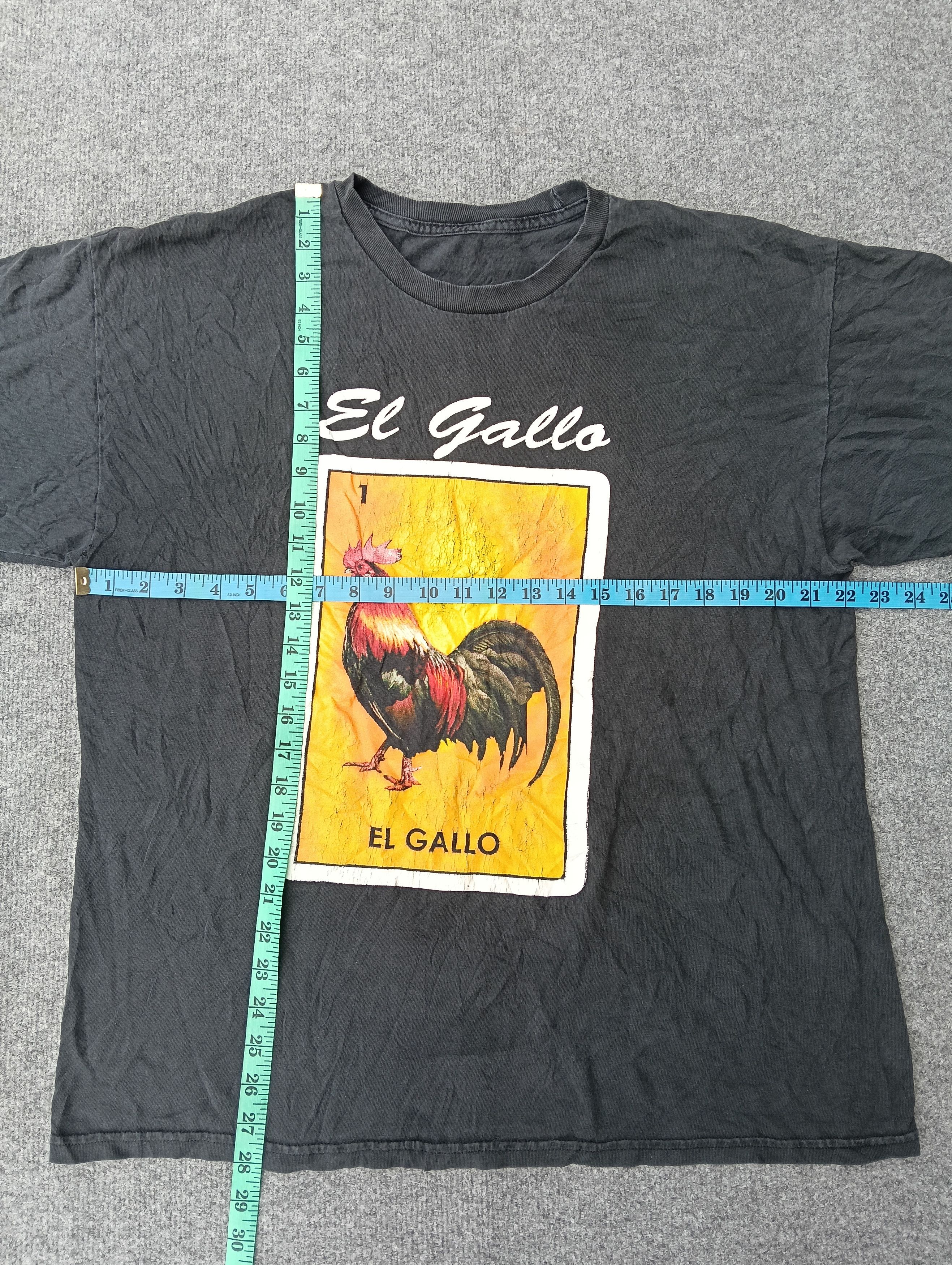 Vintage Vintage El Gallo faded black tshirt. Size US L / EU 52-54 / 3 - 2 Thumbnail