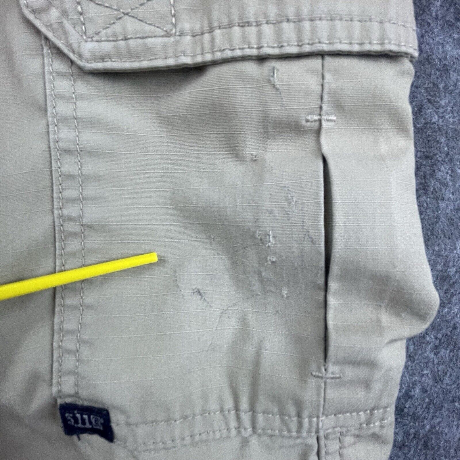 5.11 5.11 Tactical Pants Mens 42 Khaki Ripstop Cargo Straight Size US 42 / EU 58 - 3 Thumbnail