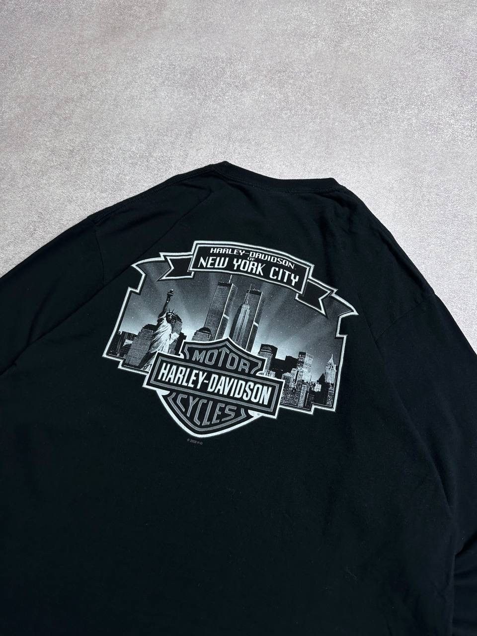 Harley Davidson Vintage Harley Davidson NYC Moto Racing Longsleeve Shirt XL Size US XL / EU 56 / 4 - 2 Thumbnail