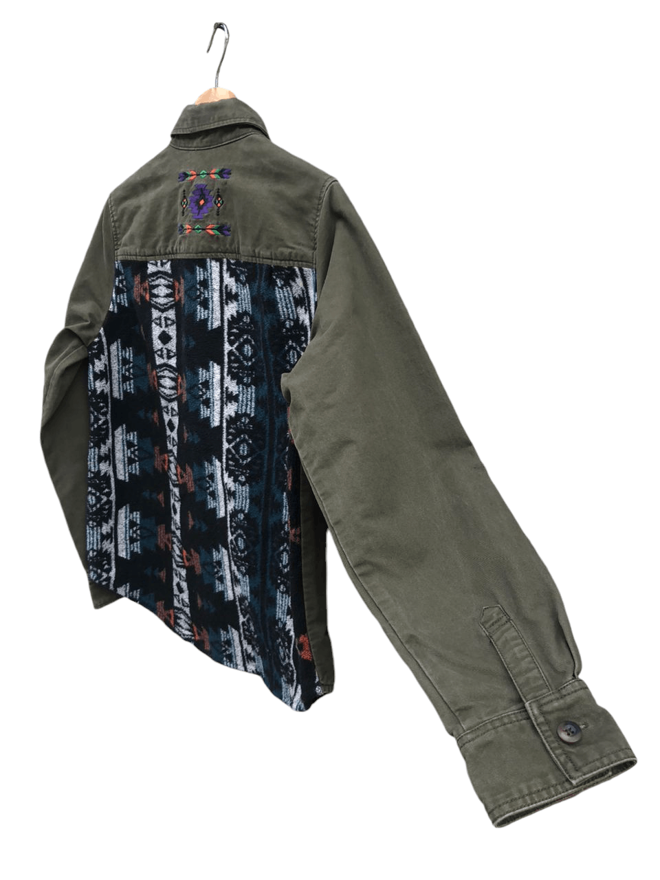 Japanese Brand × Native 💥JapaneseBrand Titicaca Navajo Native Shirt Military Style Size US M / EU 48-50 / 2 - 6 Thumbnail