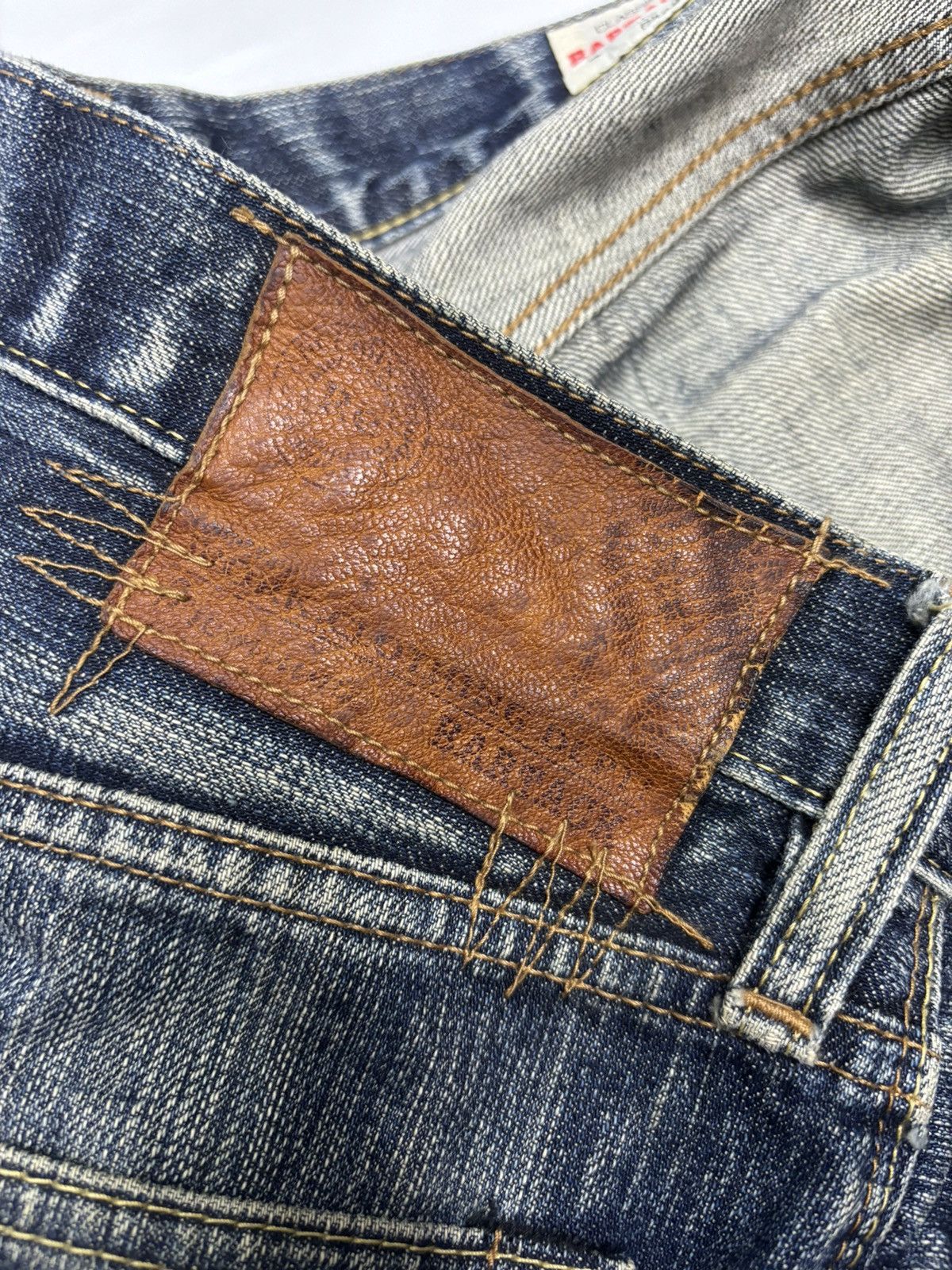 Hysteric Glamour 🇯🇵 BARTACK SELVEDGE JEANS RIPPED DESTROY JEANS Size US 33 - 14 Thumbnail