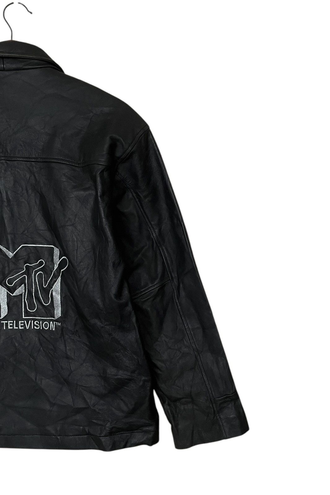 Mtv Vintage Mtv Television Leather Jacket 1990s Size US M / EU 48-50 / 2 - 8 Thumbnail
