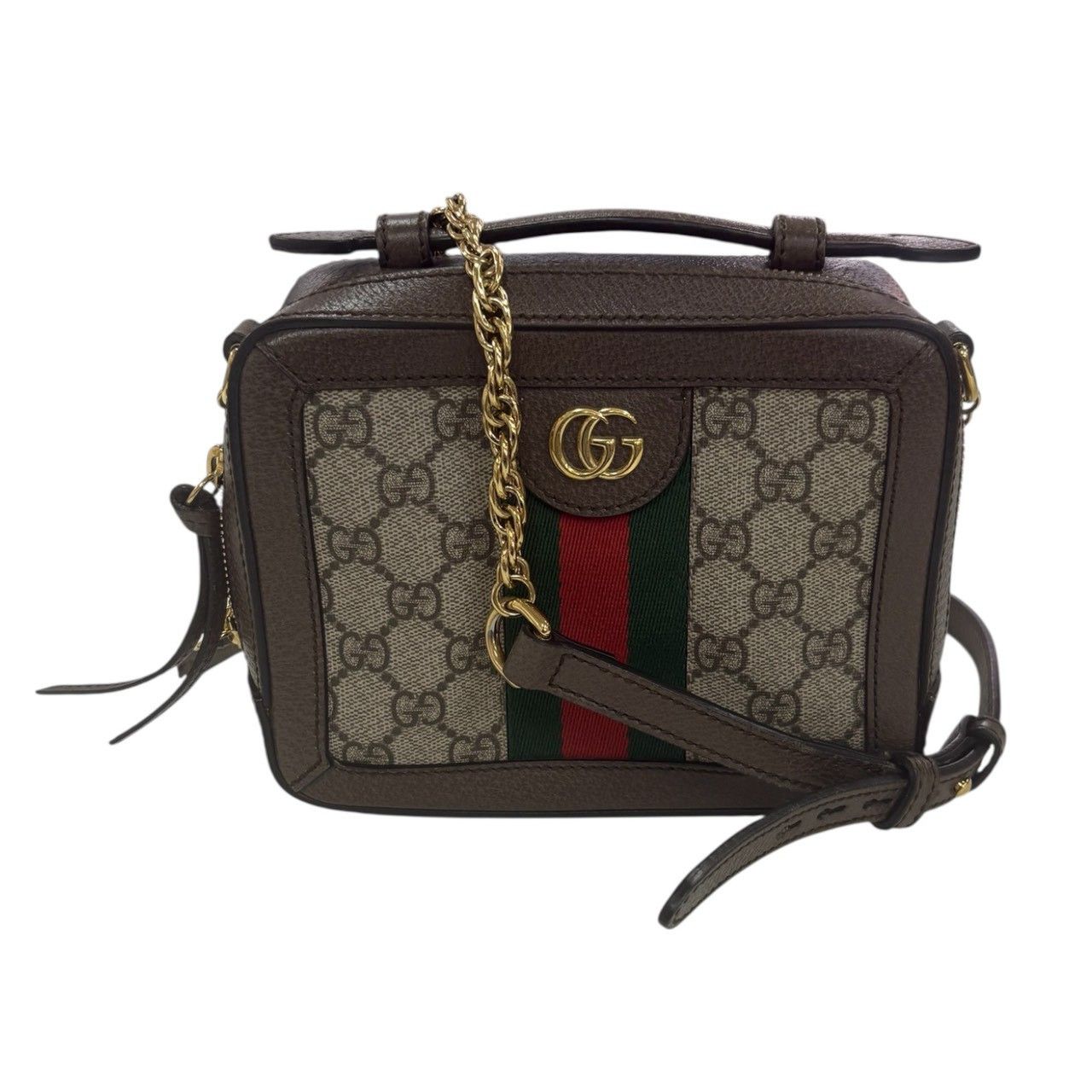 Gucci Gucci Gucci Ophidia GG Supreme Canvas Leather Shoulder Bag Textile Shoulder Bag 602576 DUTY FREE for USA Size ONE SIZE - 1 Thumbnail