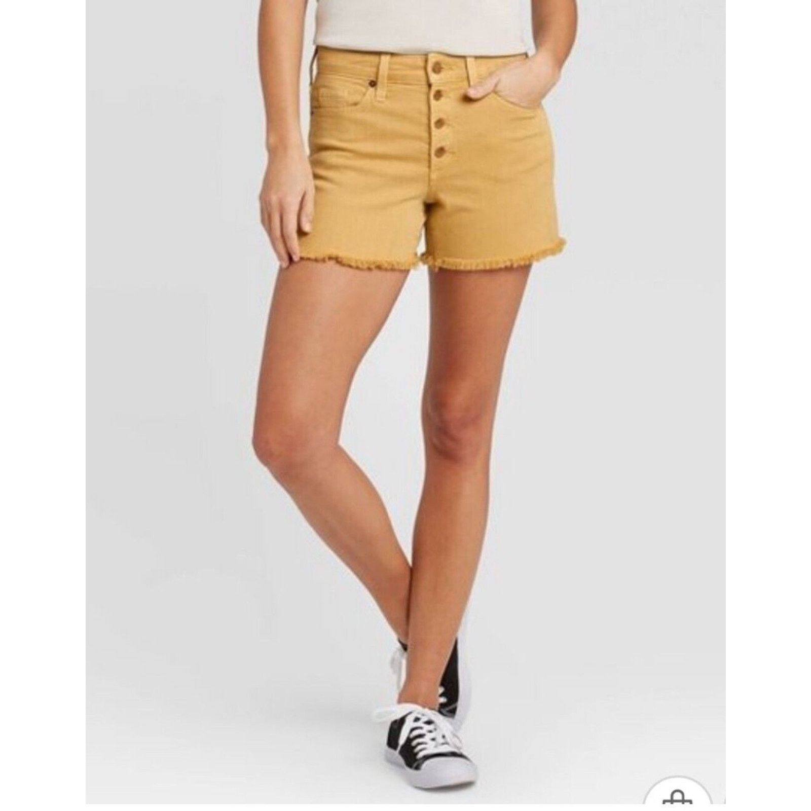 Other Universal Thread Button Fly Cut Off Raw Hem Shorts 8 / 29 Size 29" - 3 Thumbnail