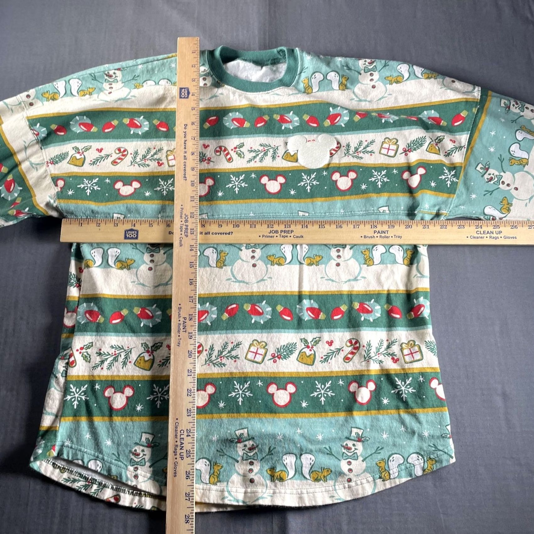 Disney Disney Shirt Mens Small Holiday Spirit Jersey Snowman Mickey Mouse Christmas Size US S / EU 44-46 / 1 - 5 Thumbnail