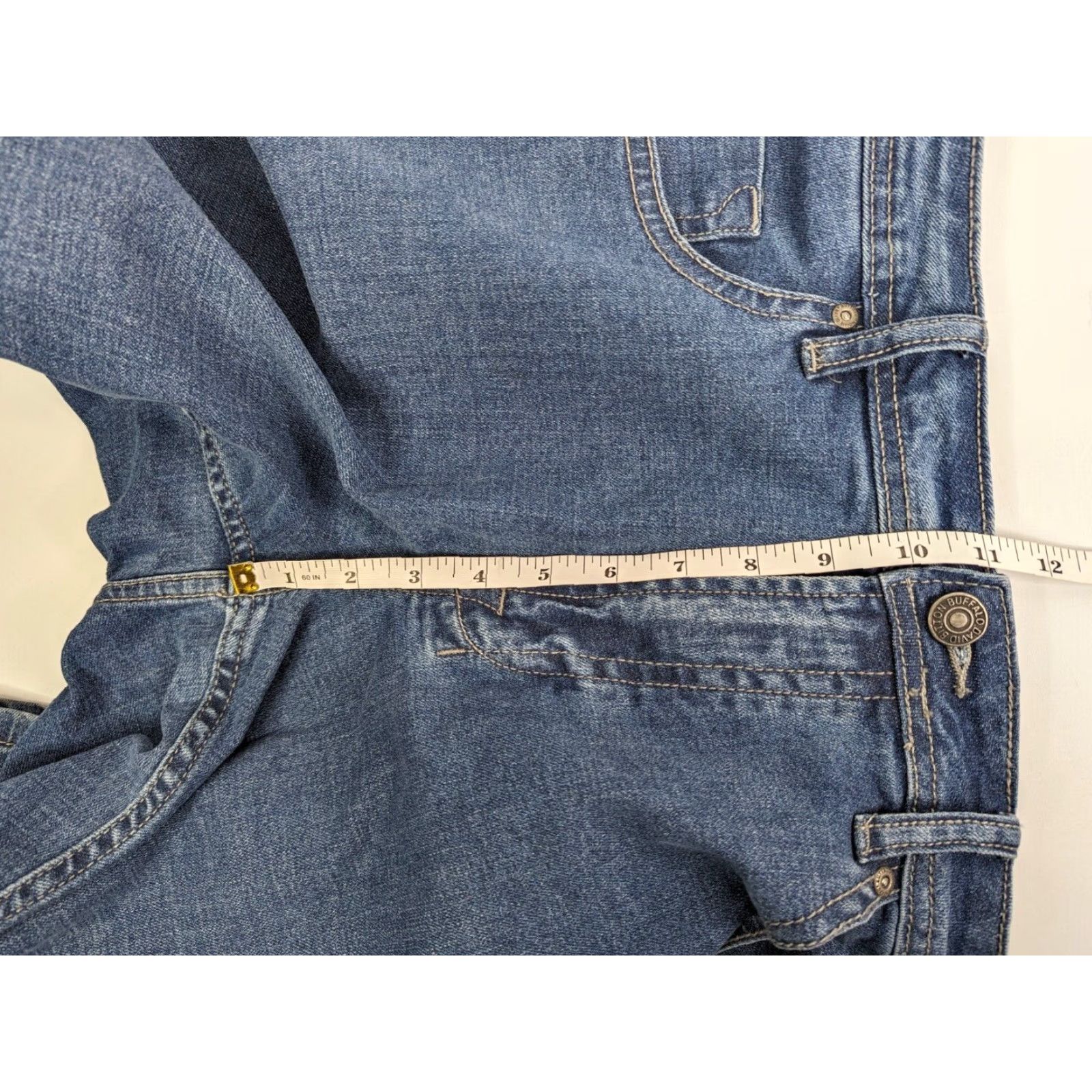 Buffalo David Bitton Buffalo David Bitton Jeans Mens 40 Blue Denim Straight Leg 30 In Inseam Stretch Regular Size US 40 / EU 56 - 7 Thumbnail