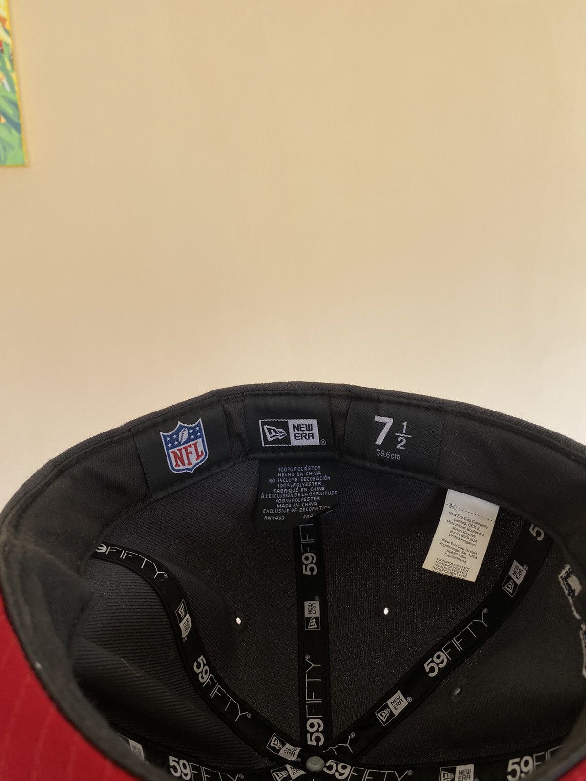 NFL × Vintage San Francisko NFL Hat Vintage Cap Size 36 - 3 Thumbnail