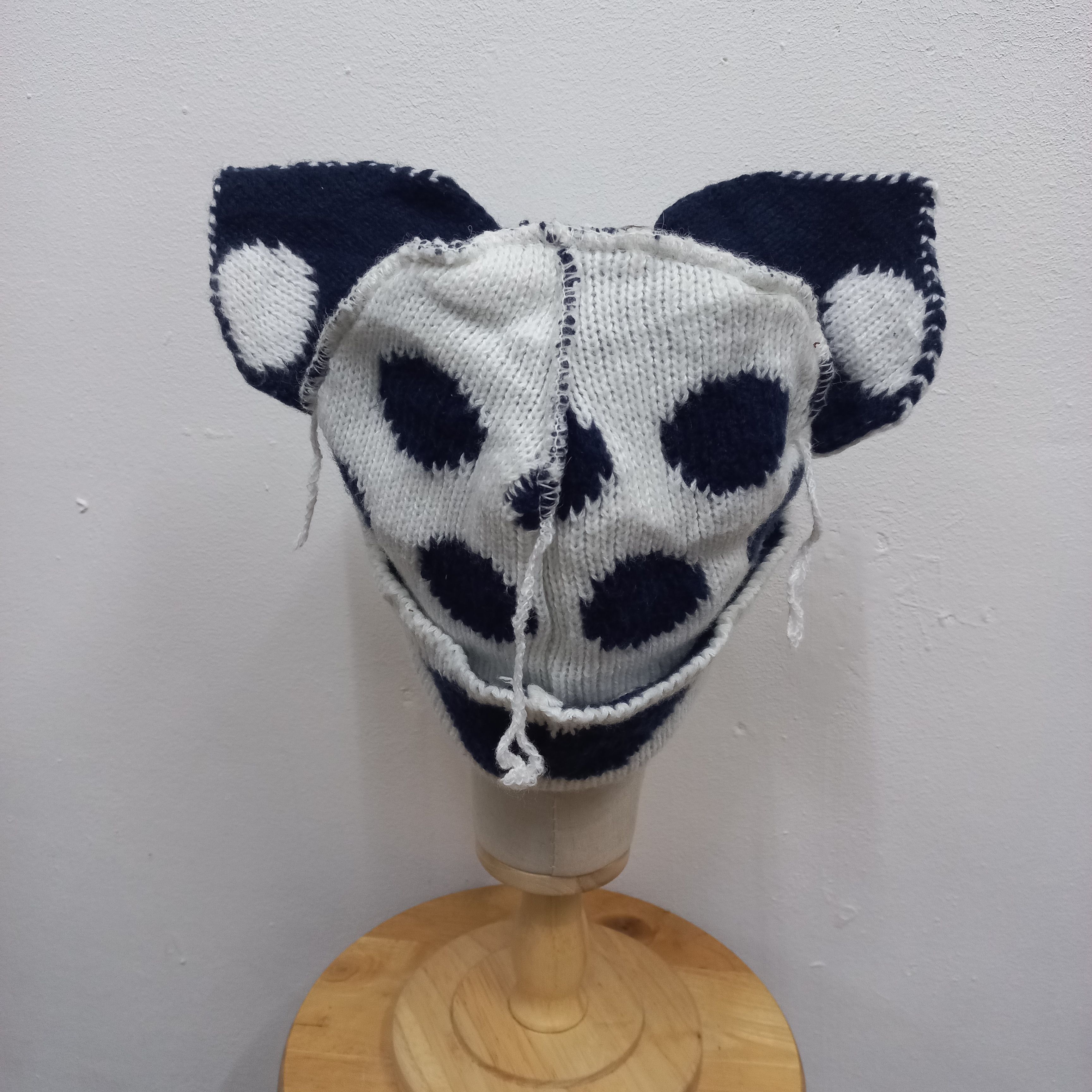 Japanese Brand 💥 Harajuku style polkadot davil horn beanie hat Size ONE SIZE - 3 Thumbnail