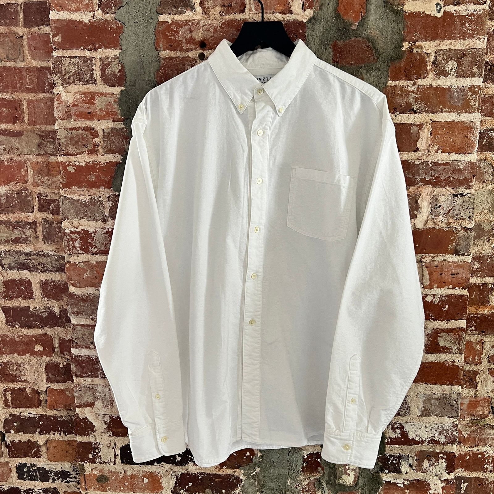 Japanese Brand FAIZ T.S. Made in Japan Men's Selvedge Oxford Shirt M NWT Size US M / EU 48-50 / 2 - 2 Thumbnail