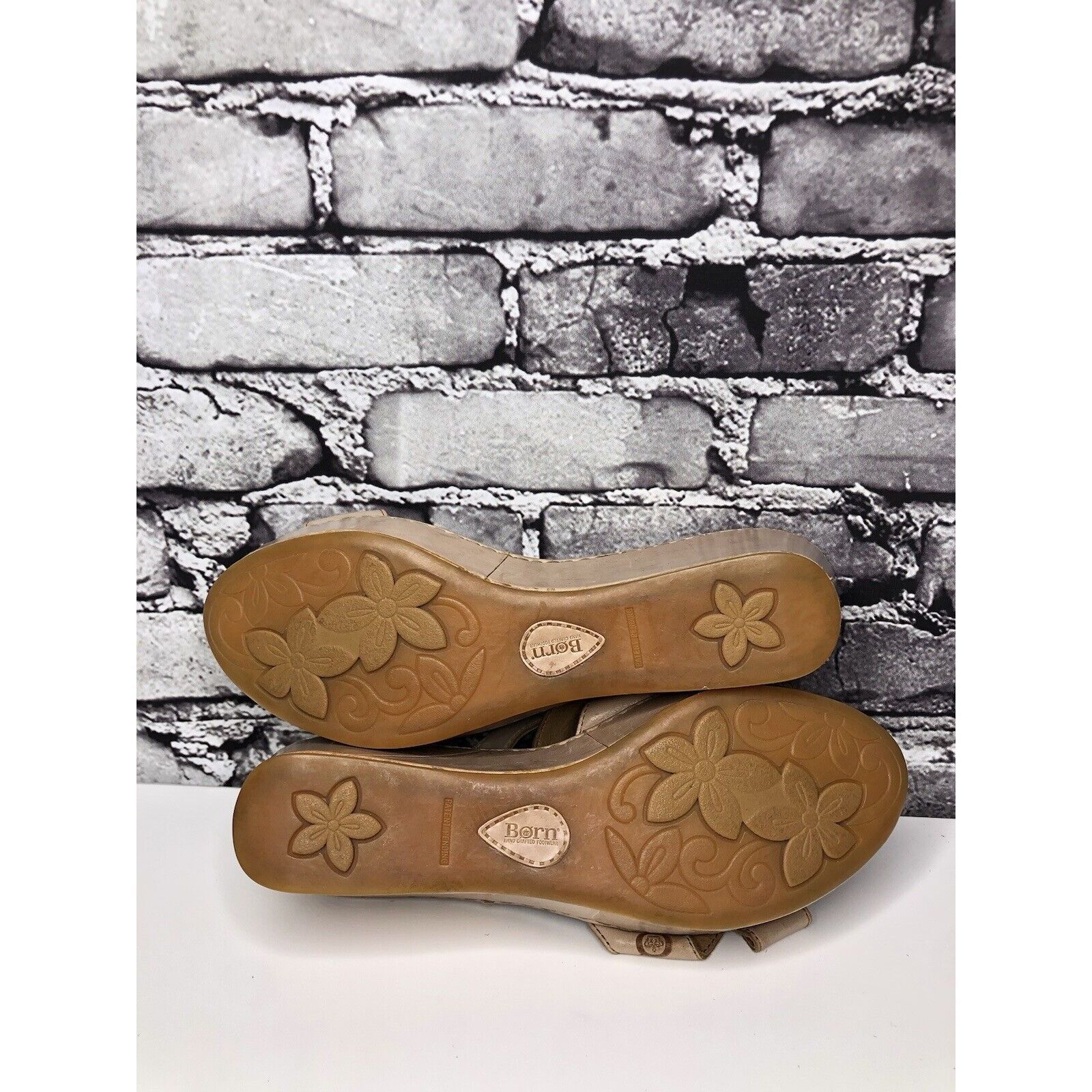Born Born Light Pink Leather Platform High Wedge Strap Sandals Wo Size US 11 / IT 41 - 7 Thumbnail